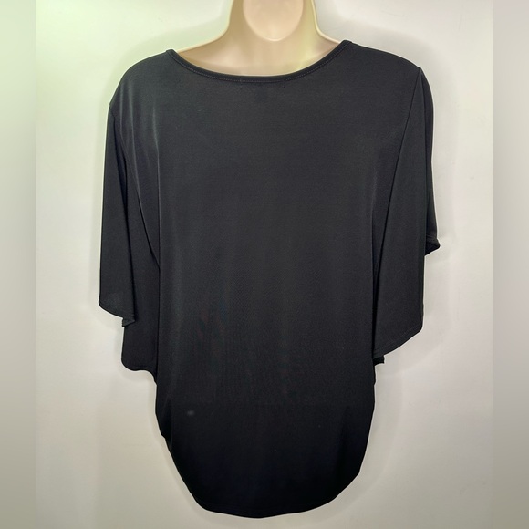 Espresso black women’s blouse size large - Picture 4 of 5